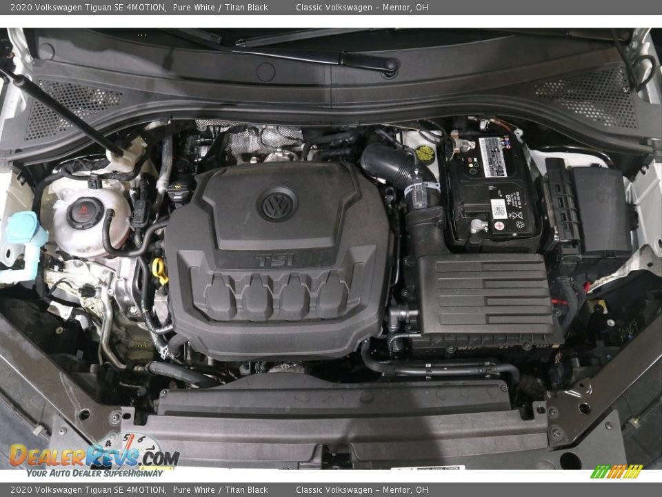 2020 Volkswagen Tiguan SE 4MOTION Pure White / Titan Black Photo #32