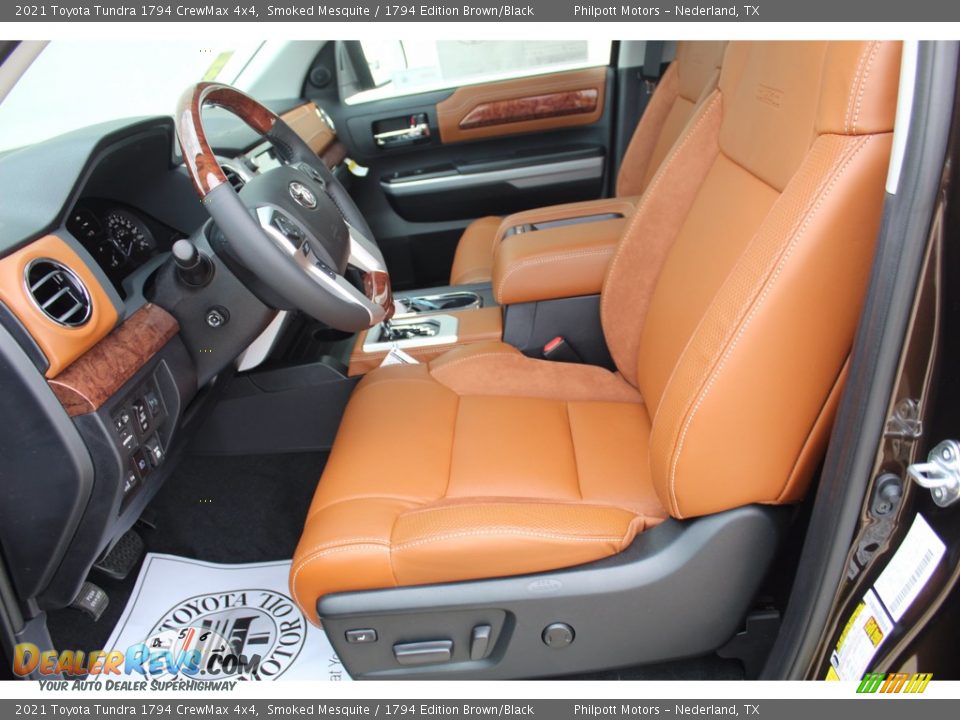 2021 Toyota Tundra 1794 CrewMax 4x4 Smoked Mesquite / 1794 Edition Brown/Black Photo #10