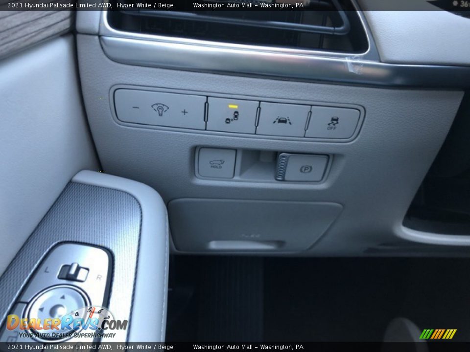 2021 Hyundai Palisade Limited AWD Hyper White / Beige Photo #17