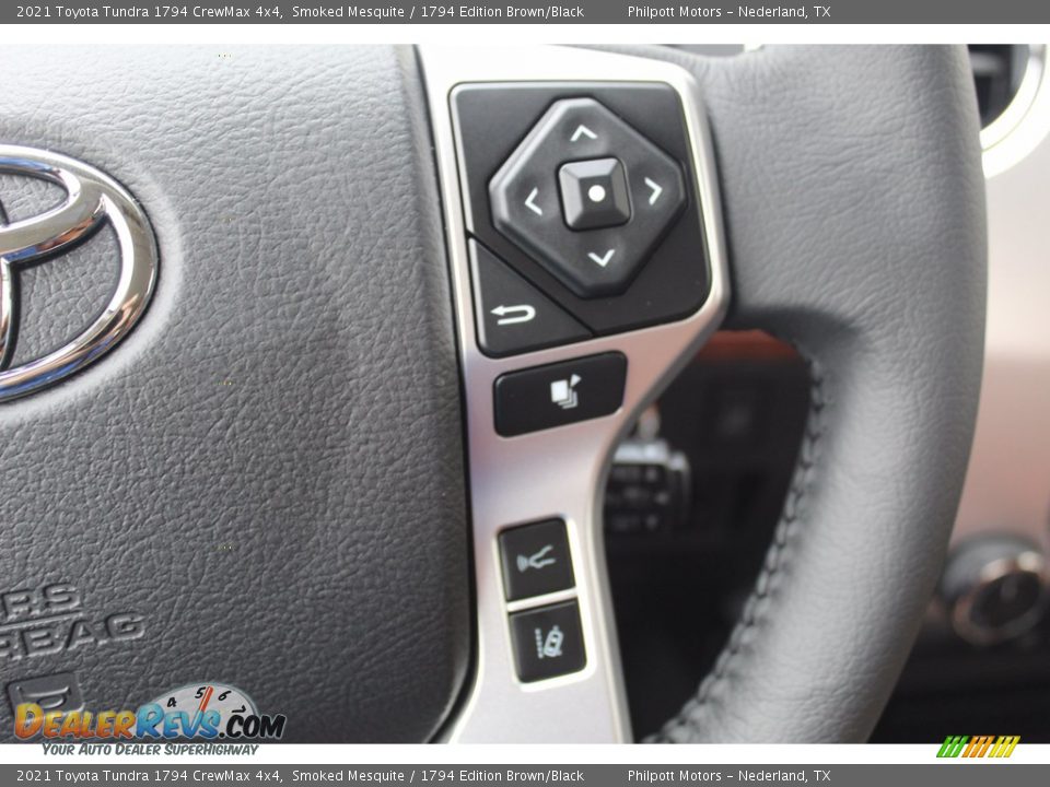 2021 Toyota Tundra 1794 CrewMax 4x4 Smoked Mesquite / 1794 Edition Brown/Black Photo #12