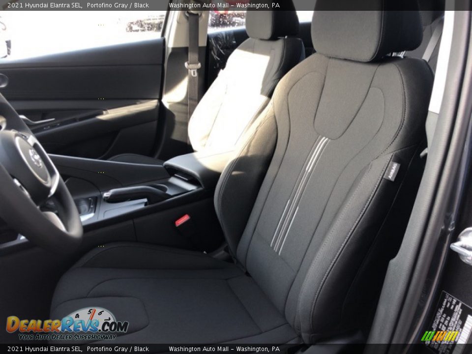 2021 Hyundai Elantra SEL Portofino Gray / Black Photo #7