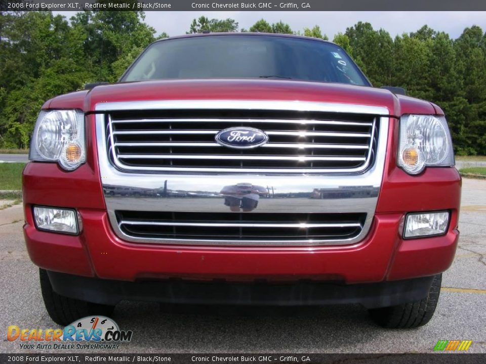 2008 Ford Explorer XLT Redfire Metallic / Black/Stone Photo #3