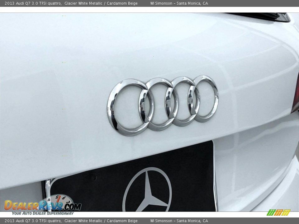 2013 Audi Q7 3.0 TFSI quattro Glacier White Metallic / Cardamom Beige Photo #7