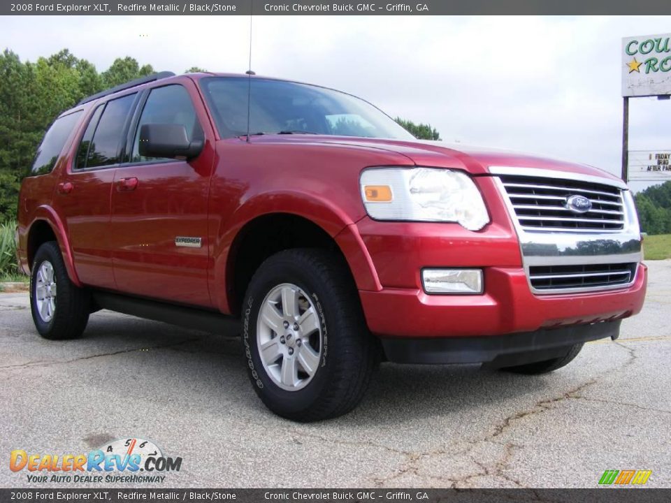 2008 Ford Explorer XLT Redfire Metallic / Black/Stone Photo #4