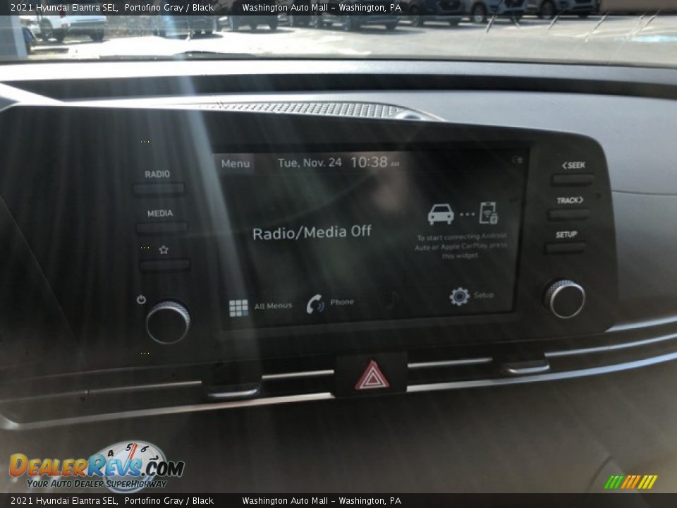 2021 Hyundai Elantra SEL Portofino Gray / Black Photo #16