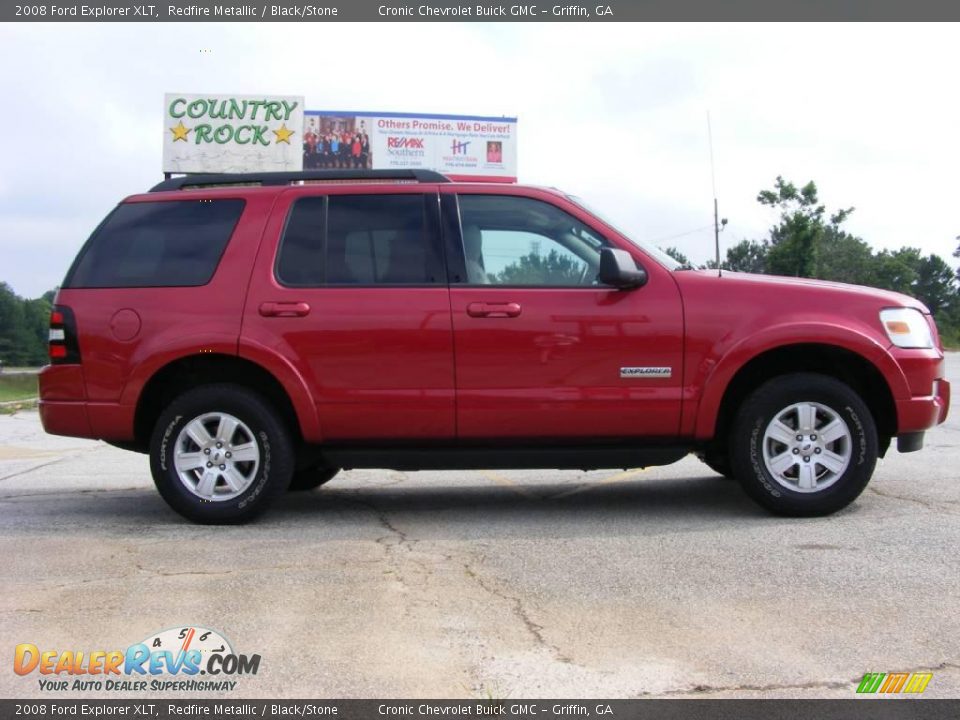 2008 Ford Explorer XLT Redfire Metallic / Black/Stone Photo #5