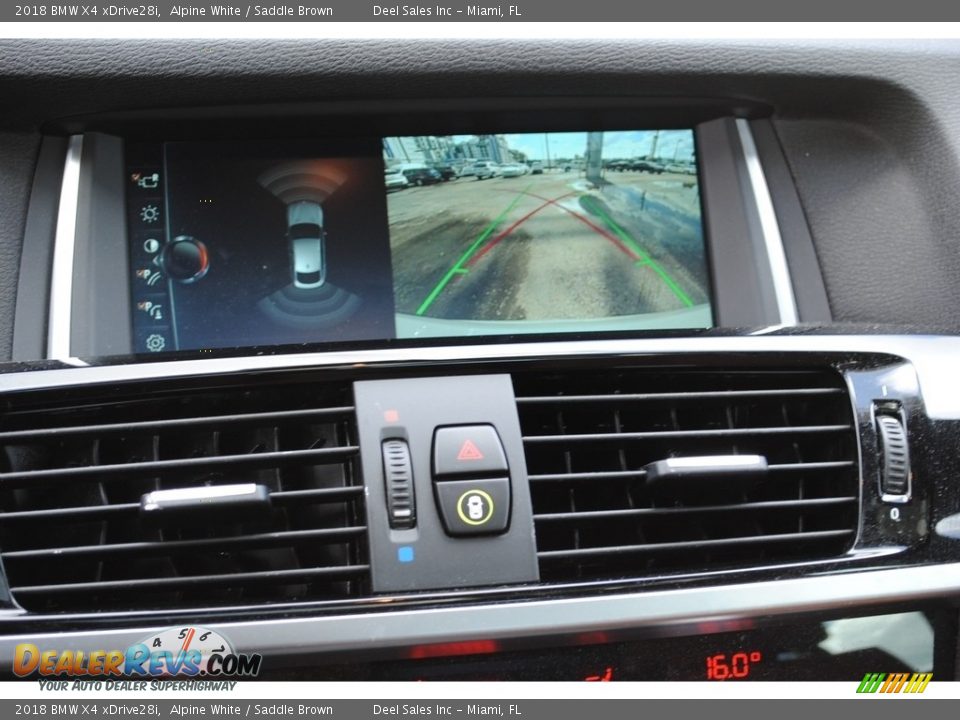 2018 BMW X4 xDrive28i Alpine White / Saddle Brown Photo #14