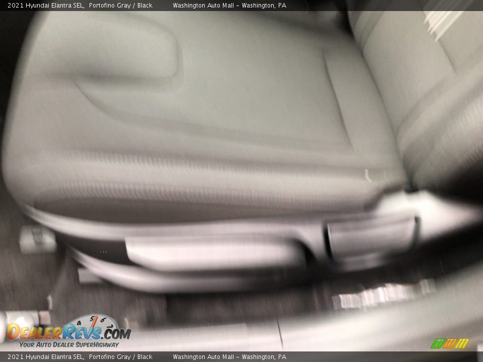 2021 Hyundai Elantra SEL Portofino Gray / Black Photo #7