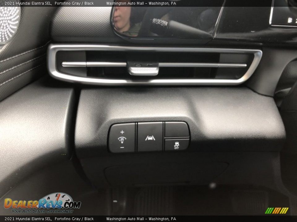 2021 Hyundai Elantra SEL Portofino Gray / Black Photo #10