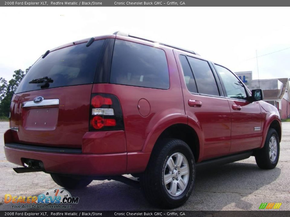 2008 Ford Explorer XLT Redfire Metallic / Black/Stone Photo #6