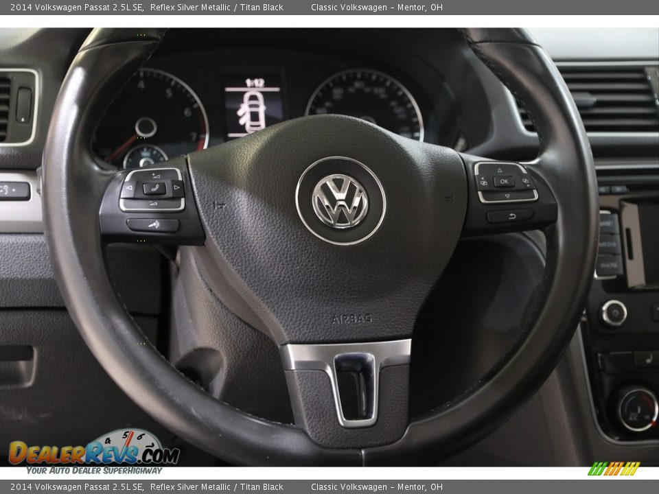 2014 Volkswagen Passat 2.5L SE Reflex Silver Metallic / Titan Black Photo #7