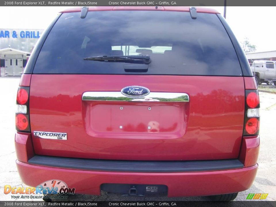 2008 Ford Explorer XLT Redfire Metallic / Black/Stone Photo #7