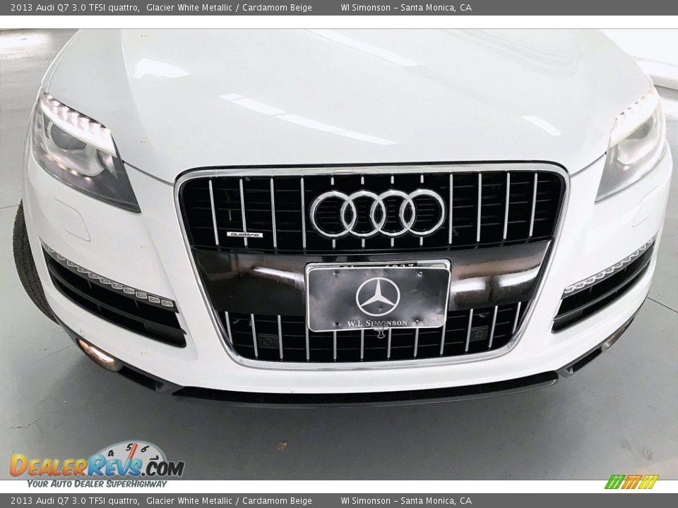 2013 Audi Q7 3.0 TFSI quattro Glacier White Metallic / Cardamom Beige Photo #30