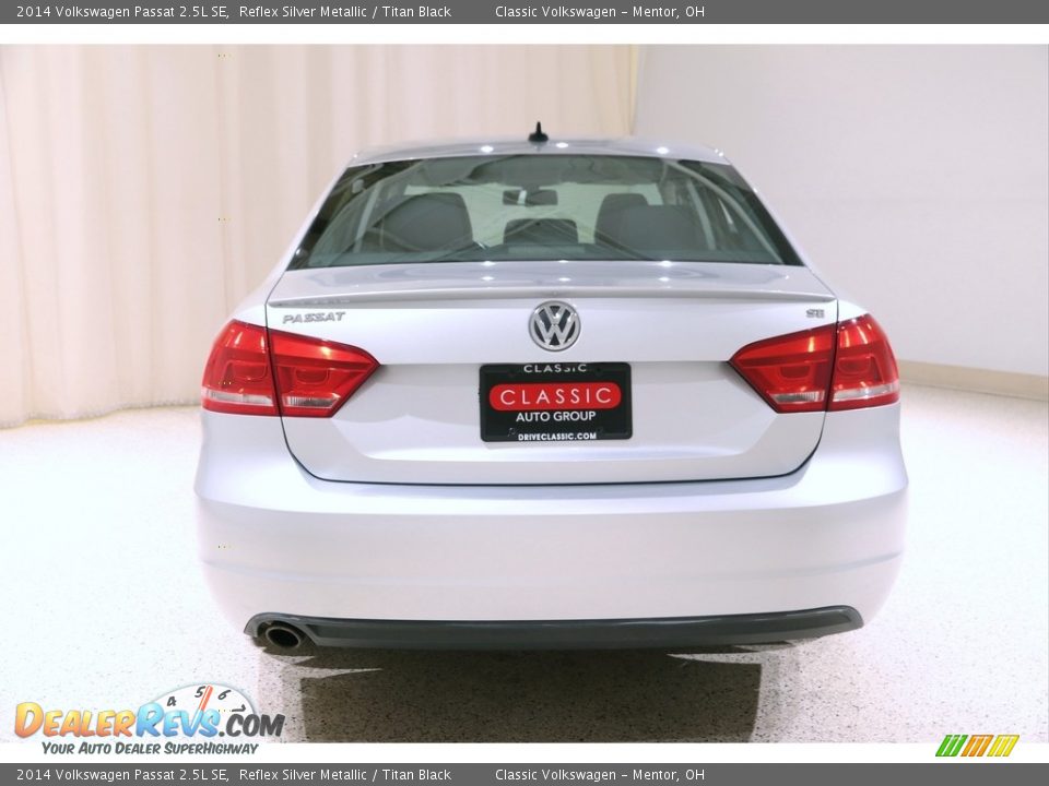2014 Volkswagen Passat 2.5L SE Reflex Silver Metallic / Titan Black Photo #16