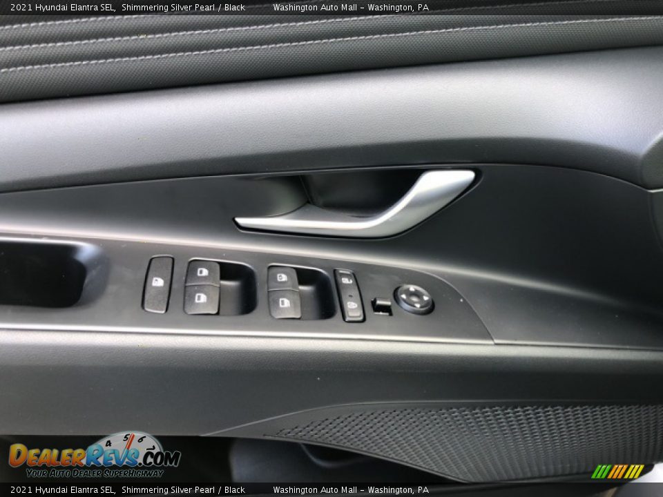 2021 Hyundai Elantra SEL Shimmering Silver Pearl / Black Photo #12