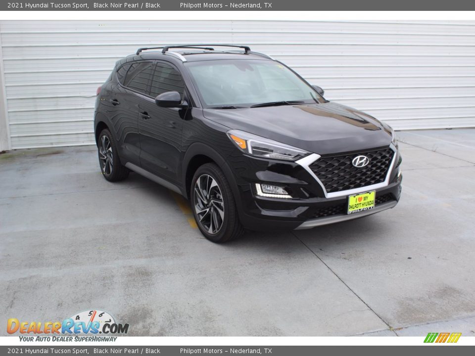 2021 Hyundai Tucson Sport Black Noir Pearl / Black Photo #2