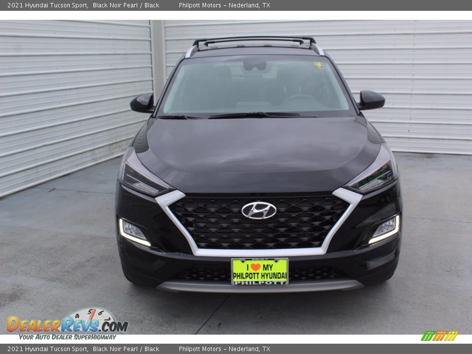2021 Hyundai Tucson Sport Black Noir Pearl / Black Photo #3