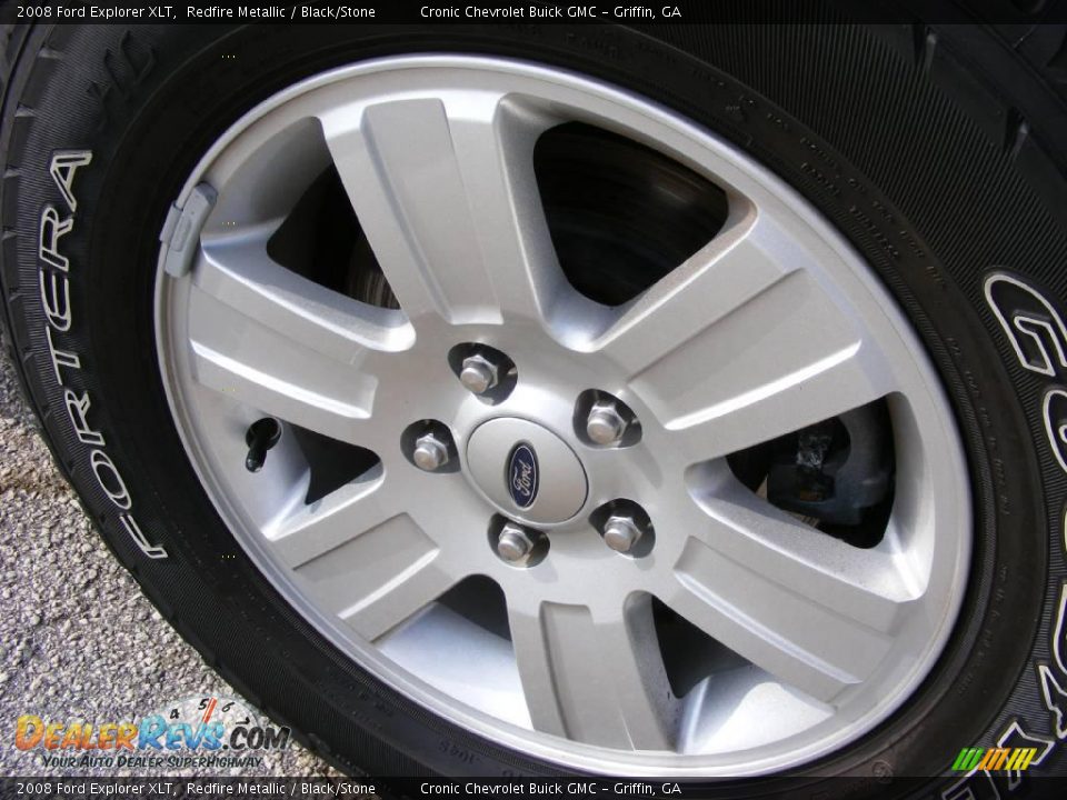 2008 Ford Explorer XLT Redfire Metallic / Black/Stone Photo #9