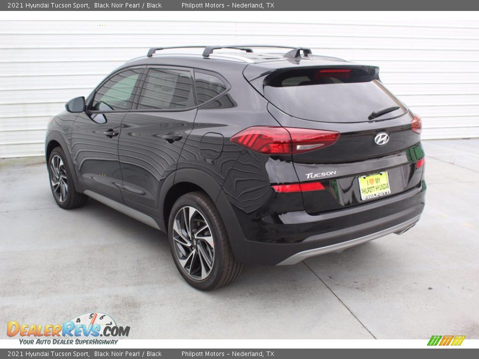2021 Hyundai Tucson Sport Black Noir Pearl / Black Photo #6