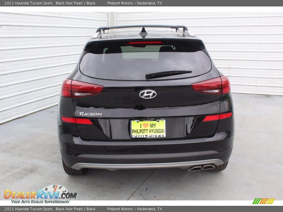 2021 Hyundai Tucson Sport Black Noir Pearl / Black Photo #7
