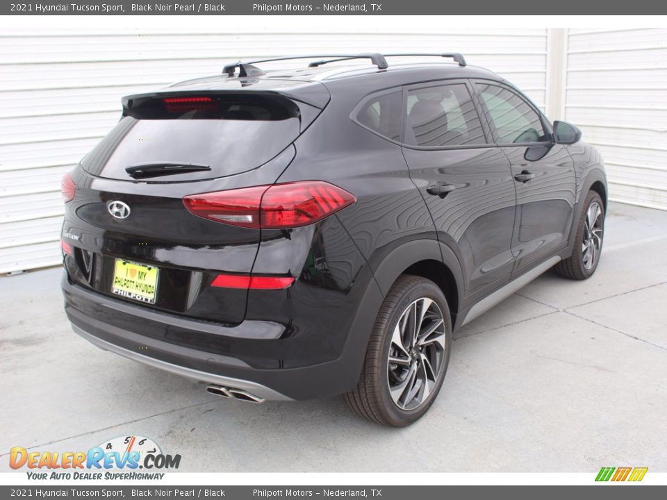 2021 Hyundai Tucson Sport Black Noir Pearl / Black Photo #8