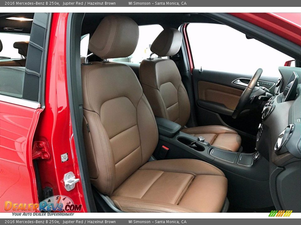 Hazelnut Brown Interior - 2016 Mercedes-Benz B 250e Photo #6