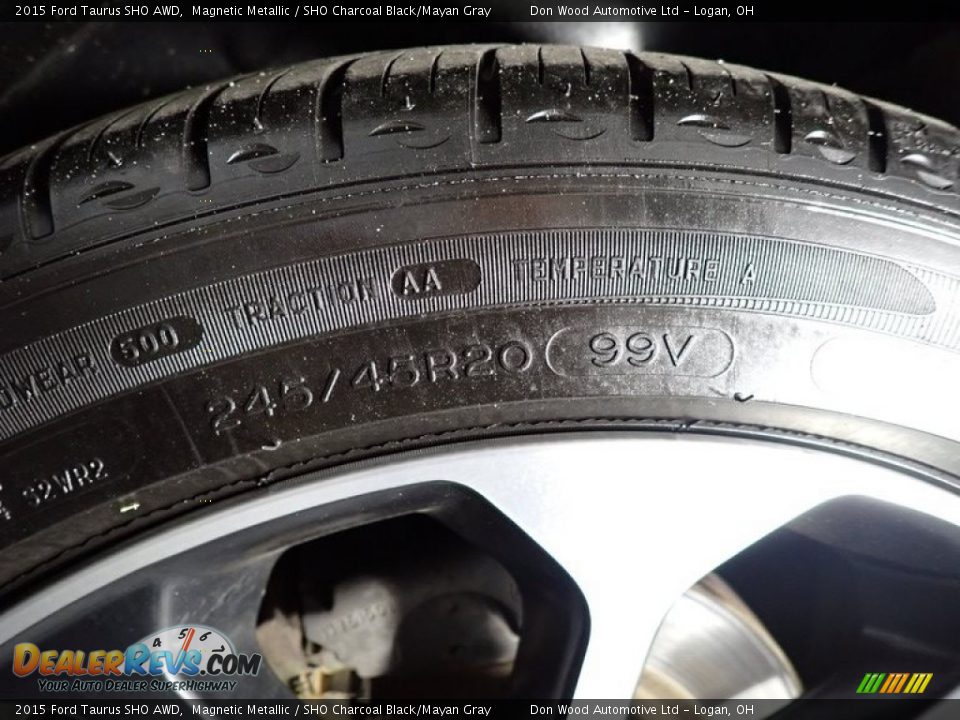 2015 Ford Taurus SHO AWD Magnetic Metallic / SHO Charcoal Black/Mayan Gray Photo #18