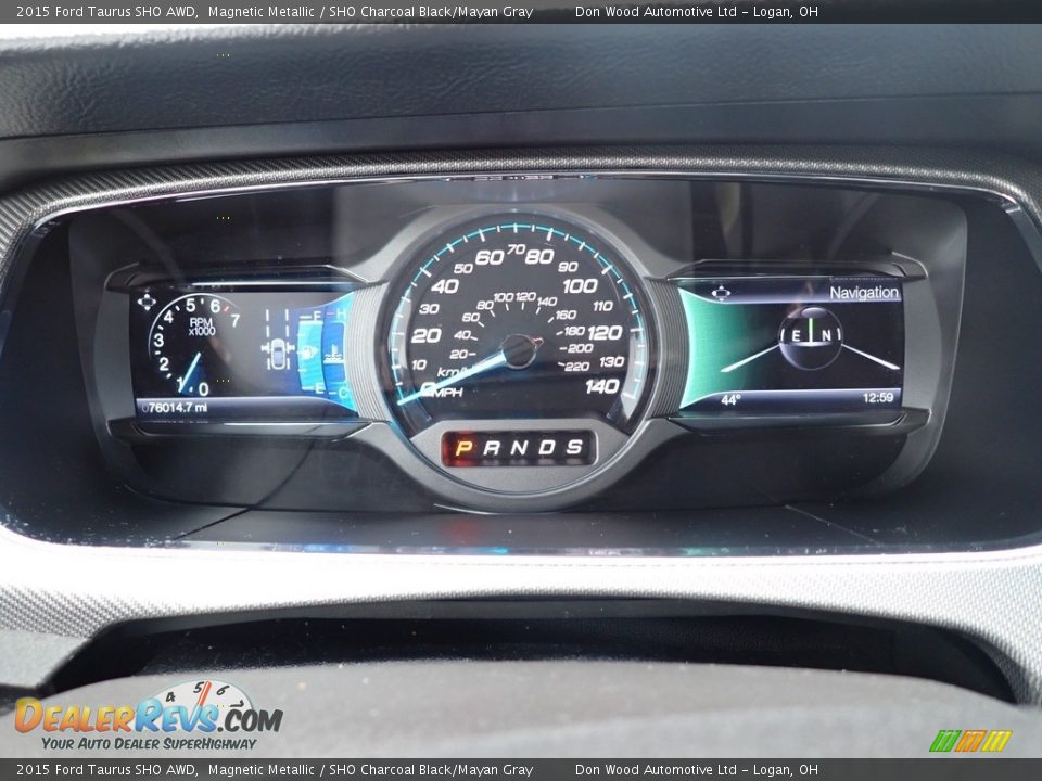 2015 Ford Taurus SHO AWD Gauges Photo #22