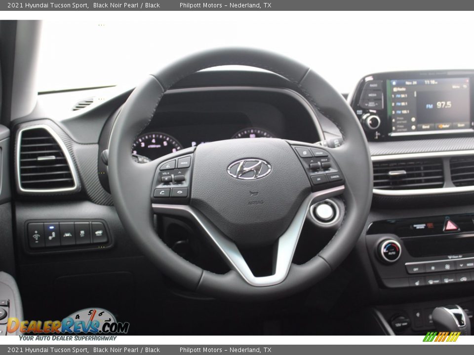 2021 Hyundai Tucson Sport Black Noir Pearl / Black Photo #22