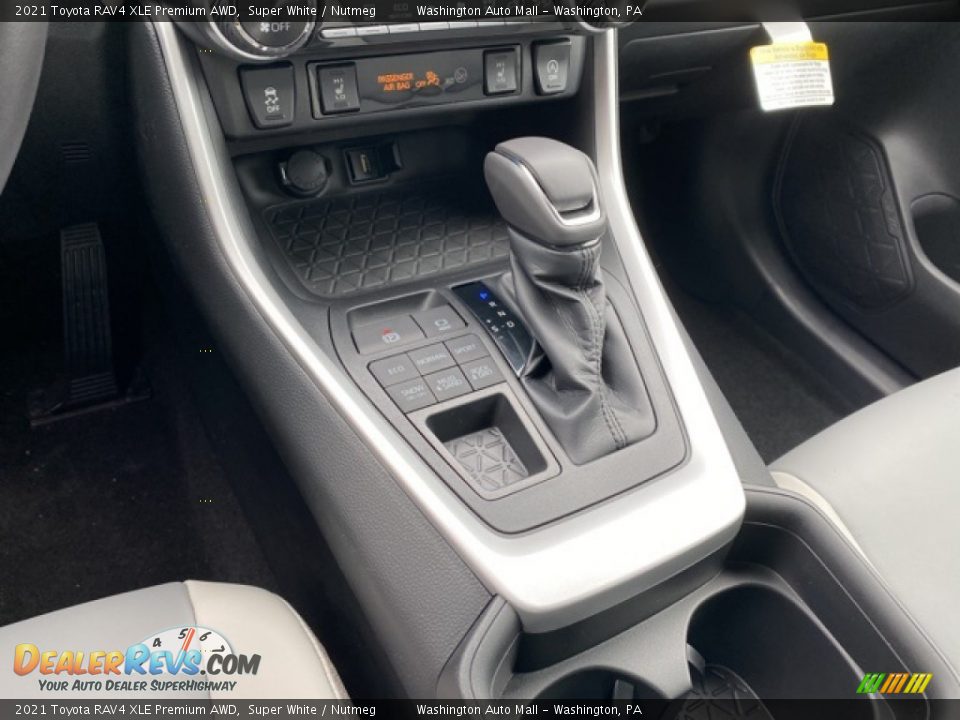 2021 Toyota RAV4 XLE Premium AWD Super White / Nutmeg Photo #5