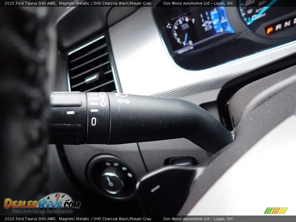 2015 Ford Taurus SHO AWD Magnetic Metallic / SHO Charcoal Black/Mayan Gray Photo #24