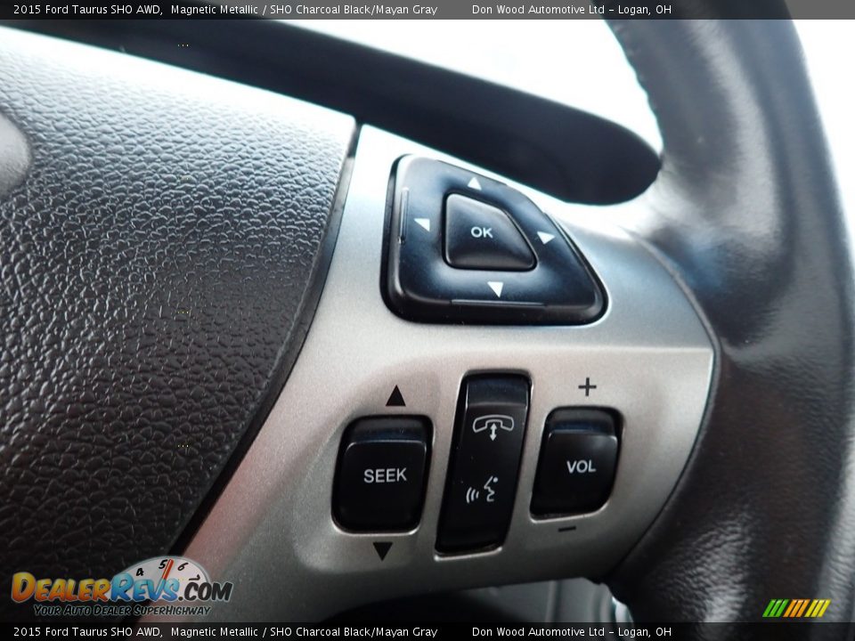 2015 Ford Taurus SHO AWD Steering Wheel Photo #26