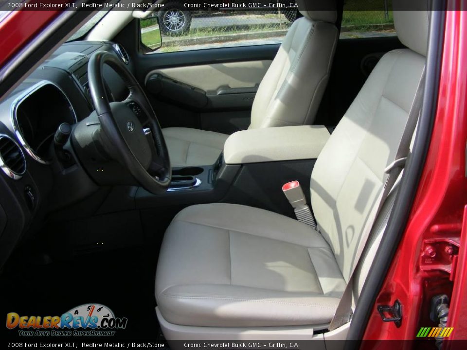 2008 Ford Explorer XLT Redfire Metallic / Black/Stone Photo #12