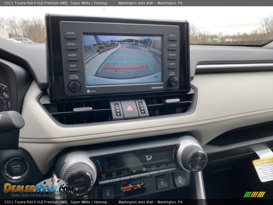 2021 Toyota RAV4 XLE Premium AWD Super White / Nutmeg Photo #10