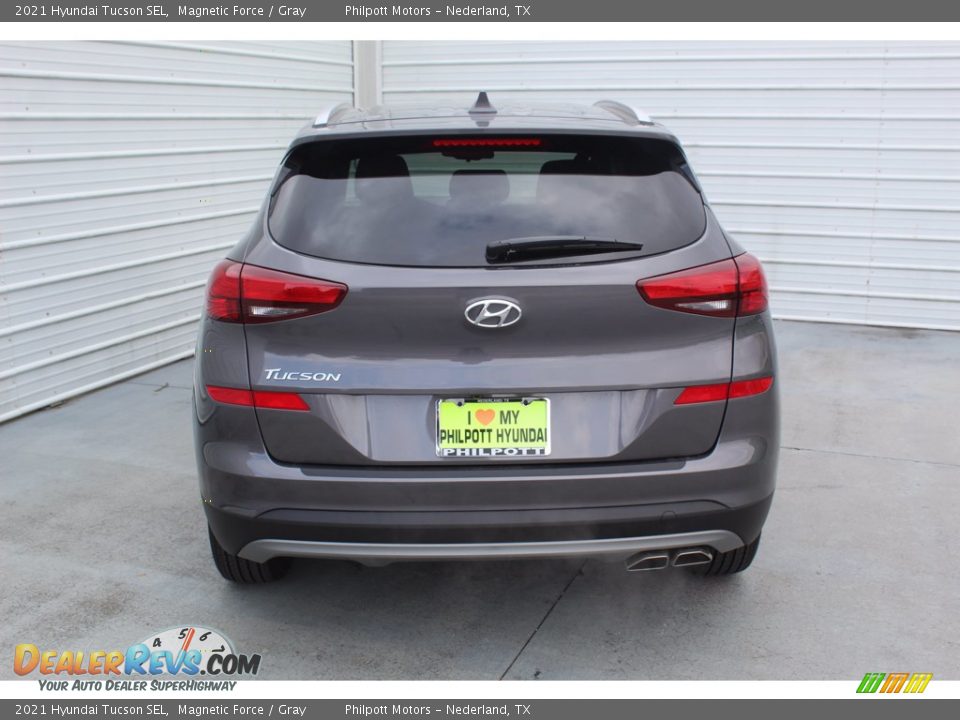 2021 Hyundai Tucson SEL Magnetic Force / Gray Photo #7