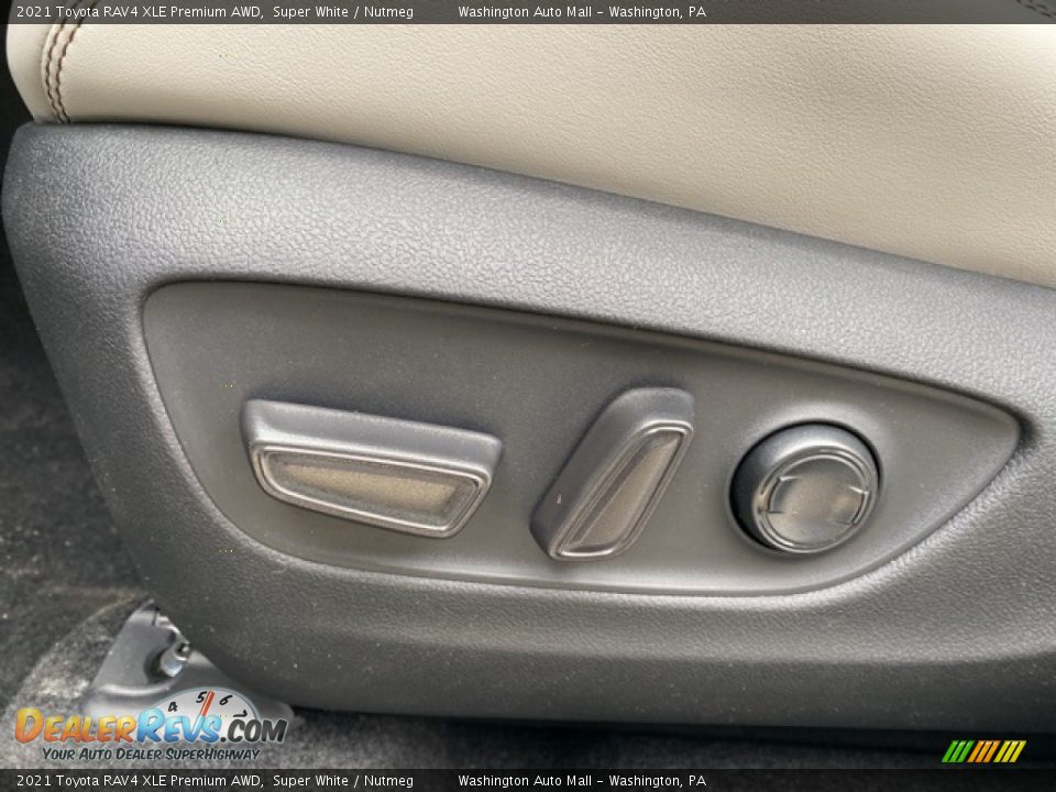 2021 Toyota RAV4 XLE Premium AWD Super White / Nutmeg Photo #22