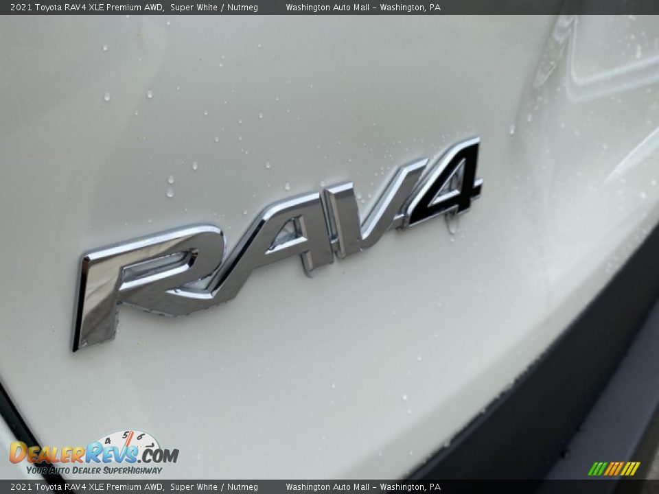 2021 Toyota RAV4 XLE Premium AWD Super White / Nutmeg Photo #23