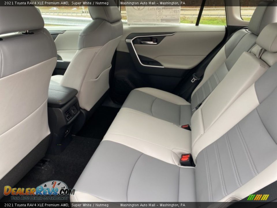 2021 Toyota RAV4 XLE Premium AWD Super White / Nutmeg Photo #26