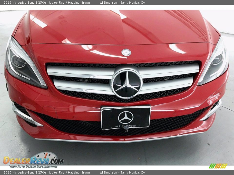 2016 Mercedes-Benz B 250e Jupiter Red / Hazelnut Brown Photo #30