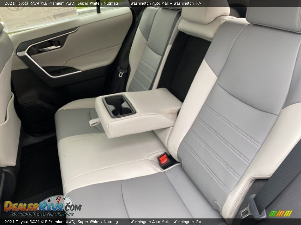 2021 Toyota RAV4 XLE Premium AWD Super White / Nutmeg Photo #27