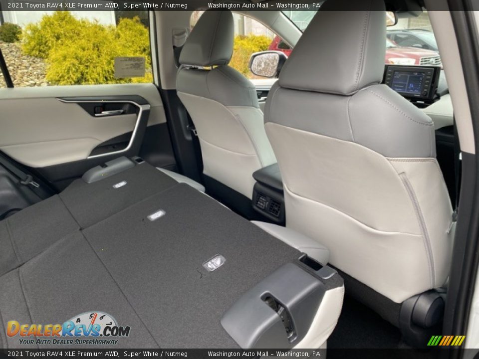 2021 Toyota RAV4 XLE Premium AWD Super White / Nutmeg Photo #29