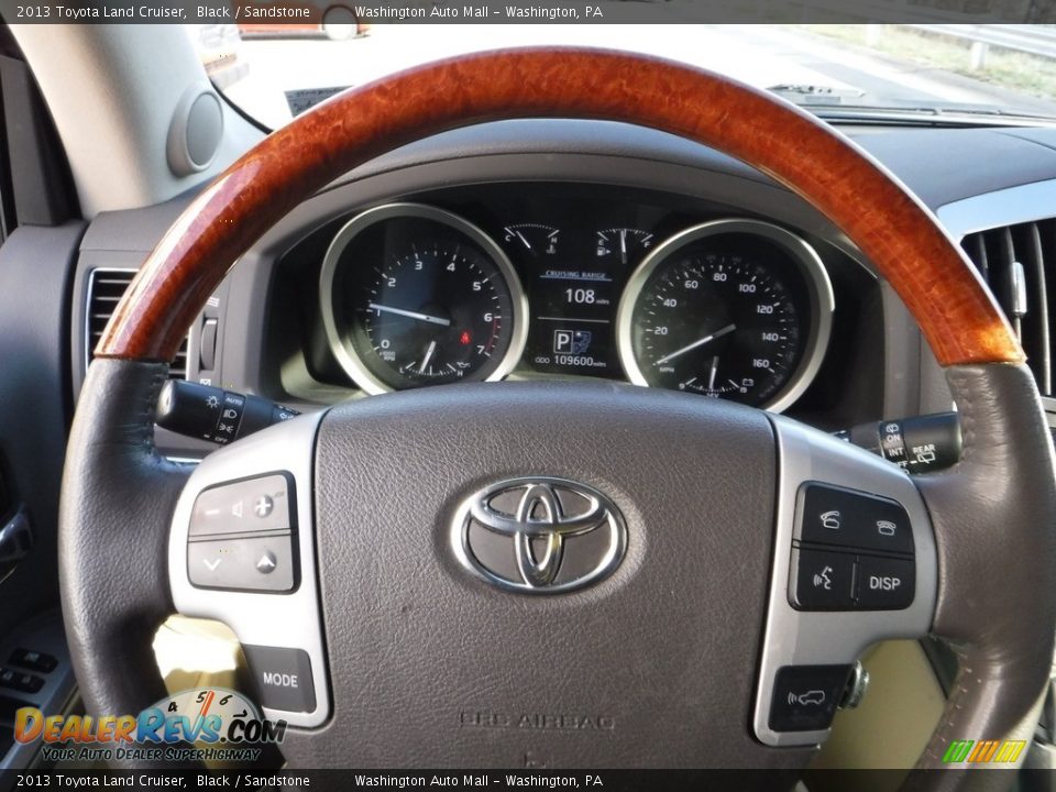2013 Toyota Land Cruiser Black / Sandstone Photo #25