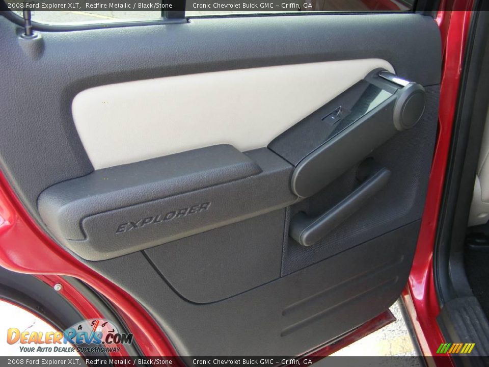 2008 Ford Explorer XLT Redfire Metallic / Black/Stone Photo #16