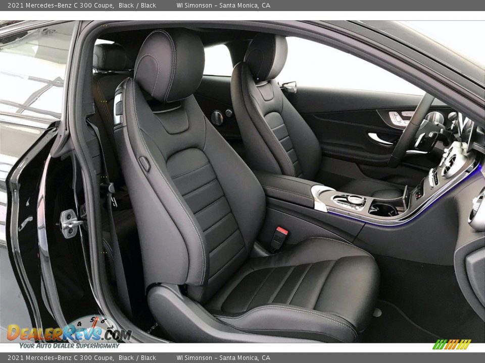 Black Interior - 2021 Mercedes-Benz C 300 Coupe Photo #5