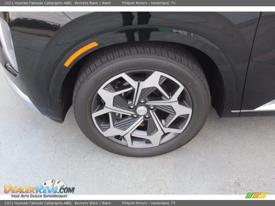2021 Hyundai Palisade Calligraphy AWD Becketts Black / Black Photo #5