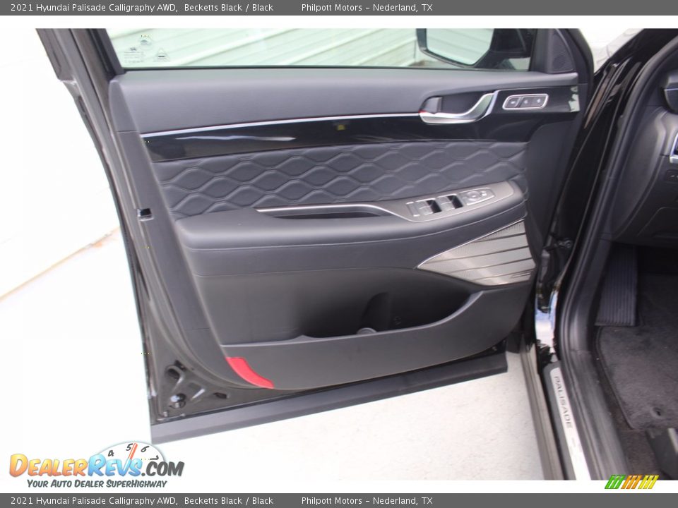 2021 Hyundai Palisade Calligraphy AWD Becketts Black / Black Photo #9