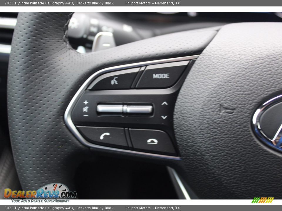 2021 Hyundai Palisade Calligraphy AWD Becketts Black / Black Photo #11