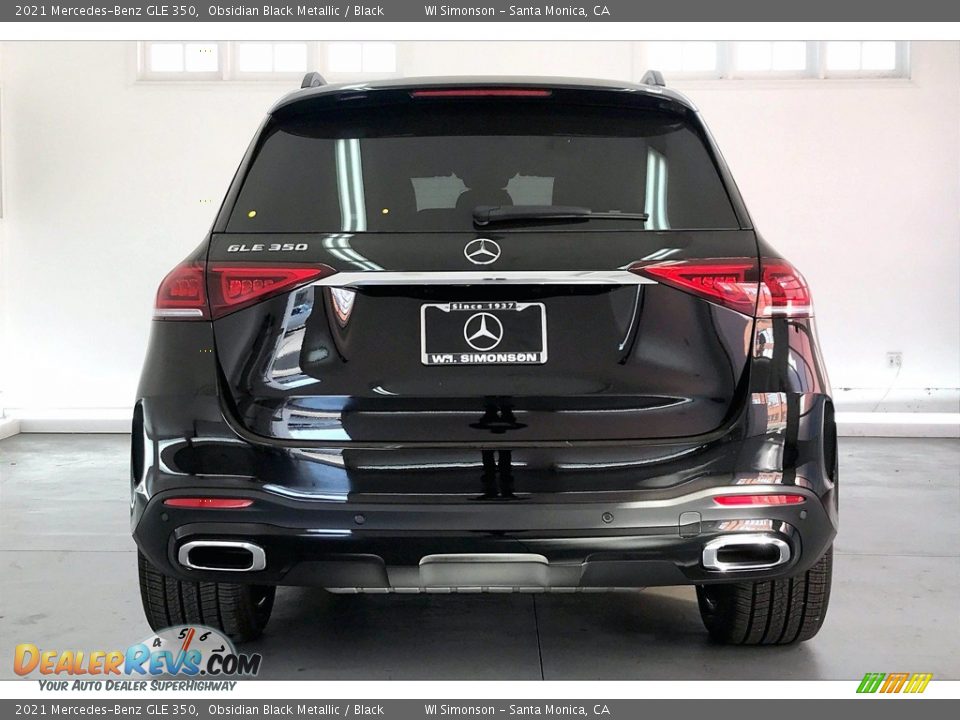 2021 Mercedes-Benz GLE 350 Obsidian Black Metallic / Black Photo #3