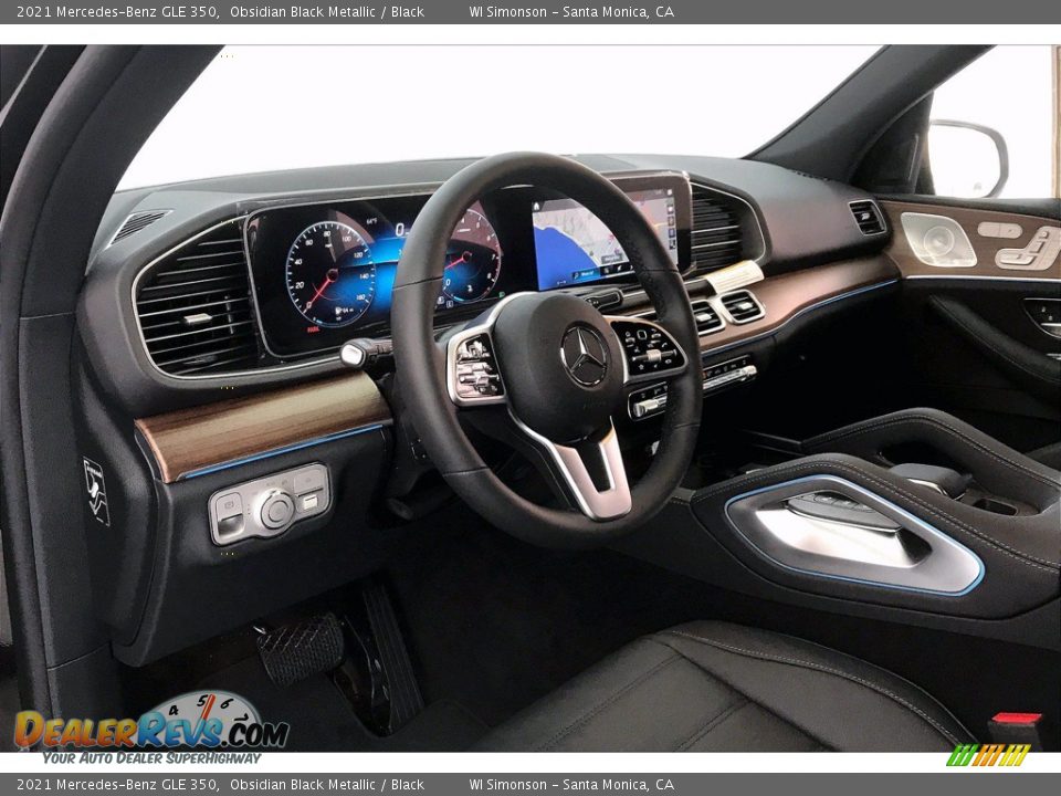 2021 Mercedes-Benz GLE 350 Obsidian Black Metallic / Black Photo #4