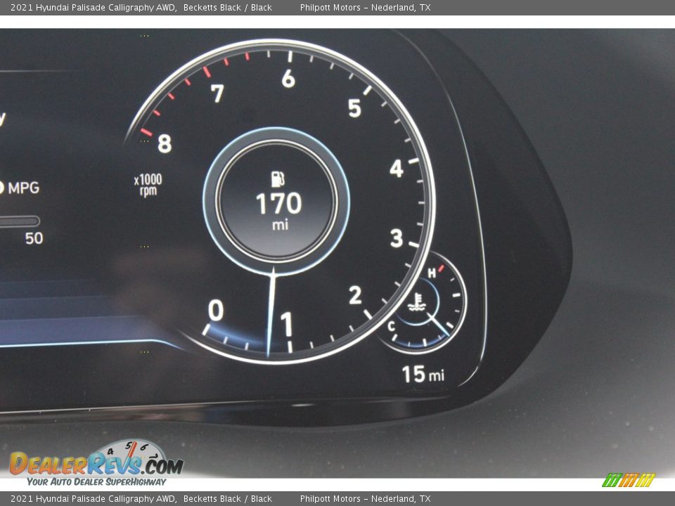 2021 Hyundai Palisade Calligraphy AWD Becketts Black / Black Photo #14